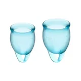 Feel Confident set od 2 menstrualne čašice, tamnoplave — 6 cm — 4002026