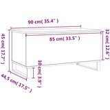 vidaXL Stolić za kavu boja hrasta 90 x 44 5 x 45 cm konstruirano drvo | shoptok.hr