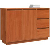  Kreveta Smeđi hrast 111 x 34 x 75 cm Čvrsto borovo drvo | shoptok.hr