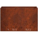  Vrtna saksija Rđa 80 x 30 x 49 cm Otporni čelik | shoptok.hr