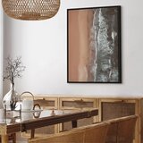  Slika - Shore Line (1 Part) Vertical 40x60 U crnom drvenom okviru | shoptok.hr