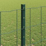 Euro ograda s postom 25 x 1,2 m Čelik premazan PVC-om Zelena | shoptok.hr