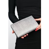 LuviShoes YADAYA Platinum Striped Women's Evening Bag cene