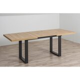 Venda JEDILNA MIZA, črna, hrast artisan | Shoptok.si