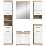 MID.YOU Kopalnica Lambada, Barva Hrasta, Bela, 5-Delna | Shoptok.si