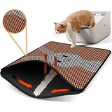 WALLXPERT WC pretinac za mačke Nrszn0098, 45 x 60 cm, narandžasti | Eponuda.ba