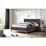 Venda OBLAZINJENA POSTELJA 180 cm x 200 cm , les, leseni material sivorjava, barve hrasta | Shoptok.si