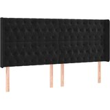  box spring s madracem LED crni 180x200 cm baršun | shoptok.hr