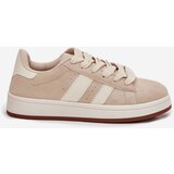 EVENTO Women's Sneakers Made Of Eco Suede Beige Arlenina | Shoptok.si