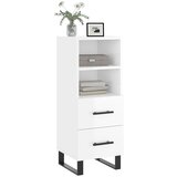  Komoda sjajna bijela 34,5 x 34 x 90 cm od konstruiranog drva | shoptok.hr