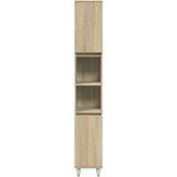  3-dijelni set kupaonskog namještaja boja hrasta sonome drveni | shoptok.hr