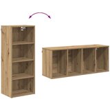 vidaXL Viseča omarica s polico Riga Umetni hrast 40 x 29,5 x 100 cm | Shoptok.si