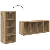 vidaXL viseći ormarić zidne riga umjetnički hrast 40 x 29,5 x 100 cm | shoptok.hr