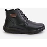 EVENTO PE1 Men's Insulated Zippered Lace-Up Boots Black Hlimena | Eponuda.ba