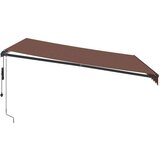 Tenda na automatsko uvlačenje smeđa 400 x 350 cm | shoptok.hr