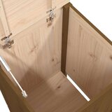 vidaXL Kutija za rublje boja meda 44 x 44 x 76 cm od masivne borovine | shoptok.hr