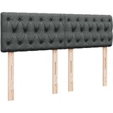 Krevet s oprugama i madracem tamnosivi 140x190 cm od tkanine | shoptok.hr