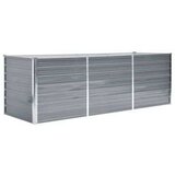  Sadilica od pocinčanog čelika 240 x 80 x 77 cm siva | shoptok.hr