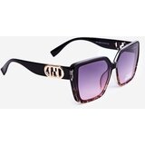 Boto Women's Sunglasses With Decorative Detail UV400 Black-Brown | Shoptok.si