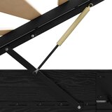  Otomanski krevet Crni Hrast 75,5 x 190 cm Konstrukcijsko drvo | shoptok.hr