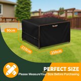 ENZENO 250x210x90cm zaščitno pokrivalo za vrtno pohištvo | Shoptok.si