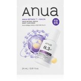 Anua Retinol + Niacin Night Care Mask sheet maska protiv bora za ujednačavanje tena lica 24 ml Cijene