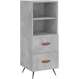 Maison Chic Komoda - Predalnik betonsko siva 34,5x34x90 cm inženirski les, (21718788) | Shoptok.si