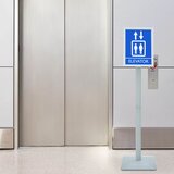  Postolje za poster Srebrno 32 x 27 x 119 cm Liveno željezo | Eponuda.com