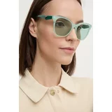 Emporio Armani Sončna očala ženski, turkizna barva