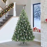  Umjetno božićno drvce s stalakom Zelena 240 cm PE i PVC | shoptok.hr