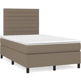  The Living Store Box spring postelja z vzmetnico taupe 120x200 cm blago - Box Spring Postelja, (21454164) | Shoptok.si