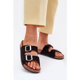 Boto Women's sandals on cork platform with buckles black Livara | ePonuda.com