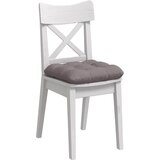  Jastučići za sjedenje 4 pcs Sivo-smeđa 45 x 45 x 12 cm tkanina | shoptok.hr