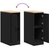  Garažni ormar za odlaganje crni 30x51x85 cm masivne borovine | shoptok.hr