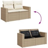  13-dijelni set vrtnih sofa s jastucima poliratan Bež | shoptok.hr