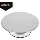 Ruhhy rotirajući stalak za ukrašavanje torti od nehrđajućeg čelika, 30 cm | shoptok.hr