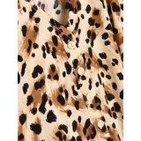 Sinsay Viskozna mini haljina s pojasom s leopard uzorkom | shoptok.hr