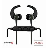 Swissten slušalice bluetooth, mikrofon, handsfree, in-ear, crne active | shoptok.hr
