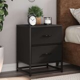  Noćni ormarići 2 kom crni 40x31x50 cm od konstruiranog drva | shoptok.hr
