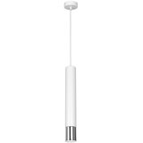  Luster na sajli NEST 1xGU10/8W/230V beli/sjajni hrom | Eponuda.com
