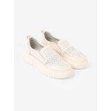Sergio Leone Platform leather shoes beige | Shoptok.si