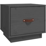Maison Chic Nočna omarica - Nočna miza siva 40x34x35 cm trdna borovina, (21690058) | Shoptok.si