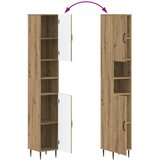  Kupaonski ormar s otvorenom policom HAARLEM Hrast artisan - Hrast artisan | shoptok.hr