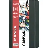 Skicirka GRADUATE Manga, 140 x 216 mm, črna, (21654752)