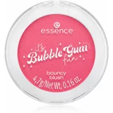 Essence it's Bubble Gum fun pudrasto rdečilo odtenek 01 Make My Heart Bubble 4 g
