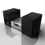 SC-PMX802E-S stereo uređaj Air-Play, Bluetooth®, CD, DAB+, USB, WLAN, UKW, AUX, Spotify, Tidal, Deezer, multiroom mogućnost 2 x 60 W crna, srebrna