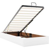 vidaXL Okvir kreveta s madracima bijela 160x200 cm umjetna koža | shoptok.hr