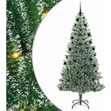 vidaXL Umjetno božično drevo s snežno obloženimi vejicami in LED lučko | Shoptok.si