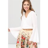 Dewberry Z6226 WOMEN'S BLOUSE-WHITE Cijene