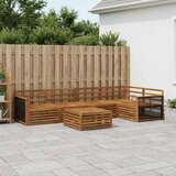  Set vanjskih sofa 6 kom. Prirodna Čvrsto drvo akacije Cijene